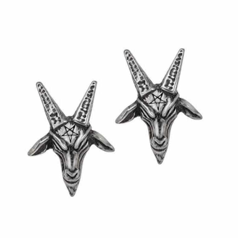 Alchemy Ohrstecker Baphomet