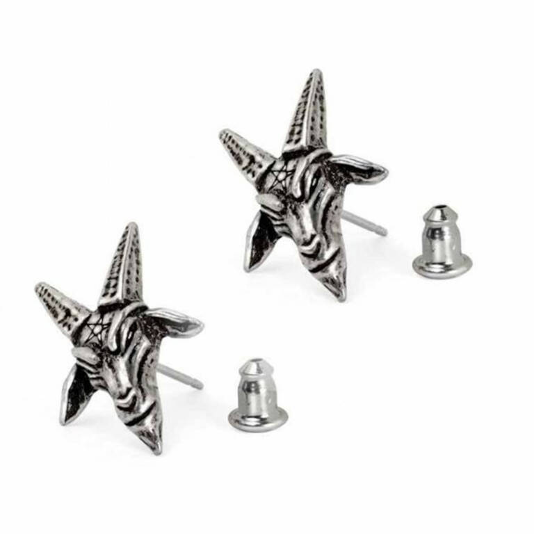 Alchemy Ohrstecker Baphomet – Bild 3