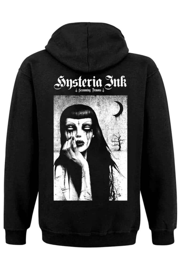 Hysteria Ink Zip-Hoody Sadness