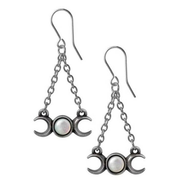 Alchemy Ohrringe Wiccan Moon