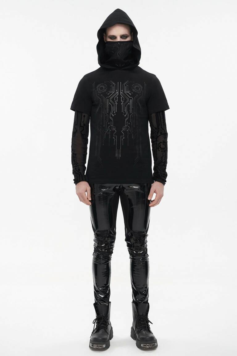 Devil Fashion Shirt Cyberpunk – Bild 4