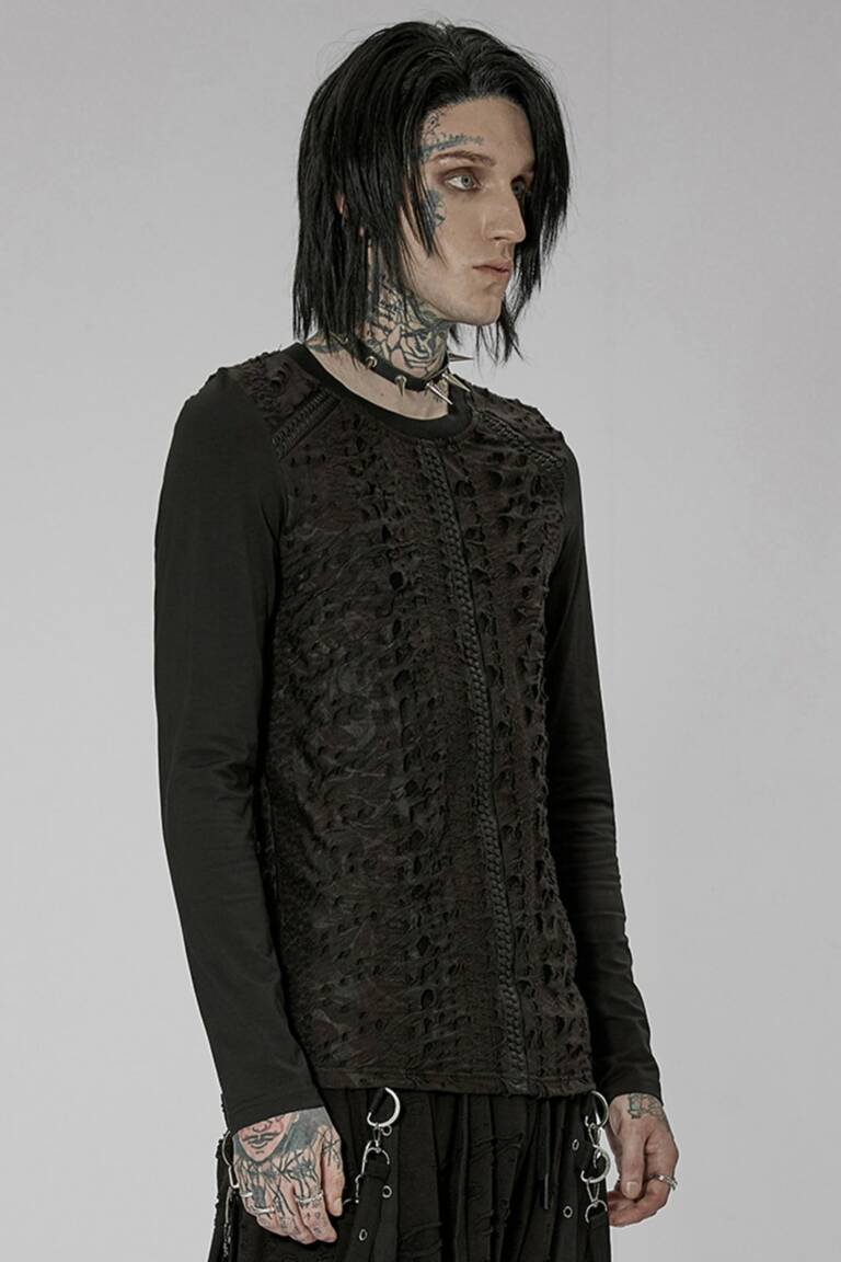 Punk Rave Langarmshirt Nomads Tribe – Bild 2
