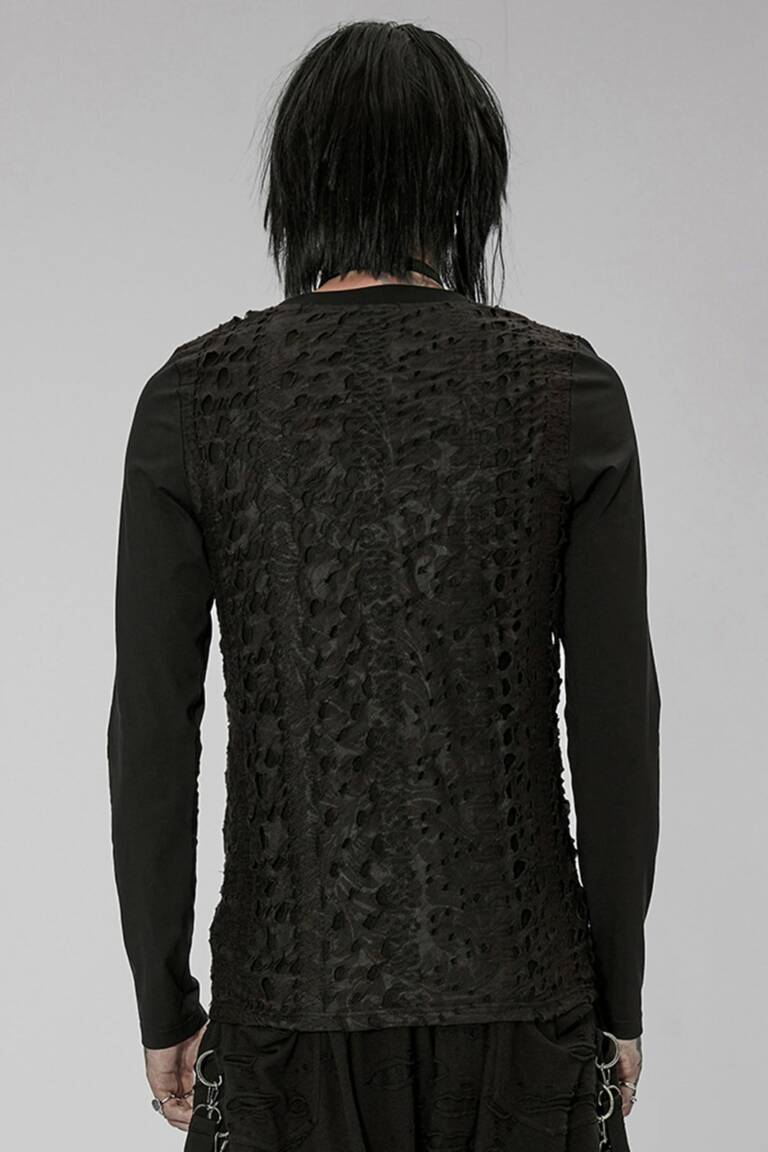 Punk Rave Langarmshirt Nomads Tribe – Bild 3