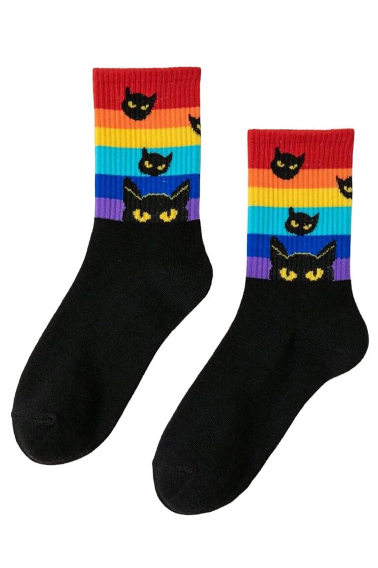 Mad Moonshine socks Rainbow Cats