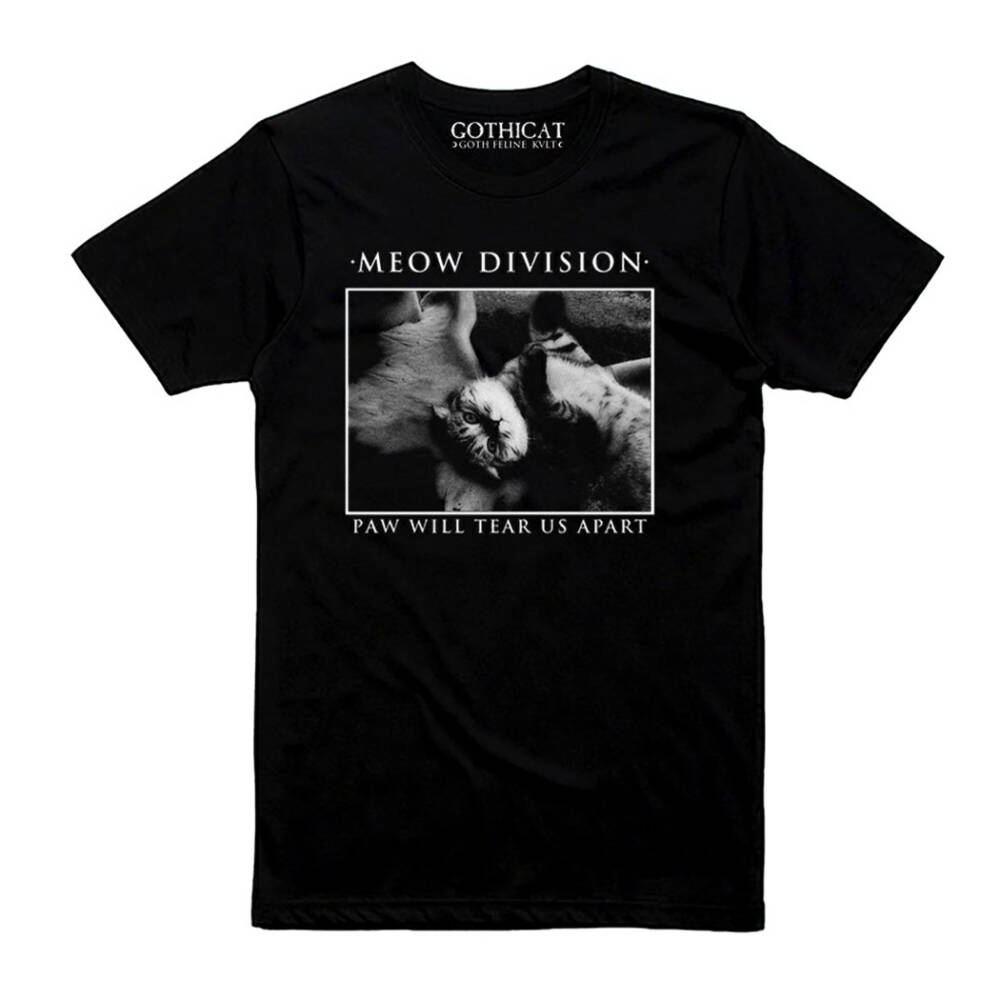 Gothicat T-Shirt Meow Division - Paw will tear us apart