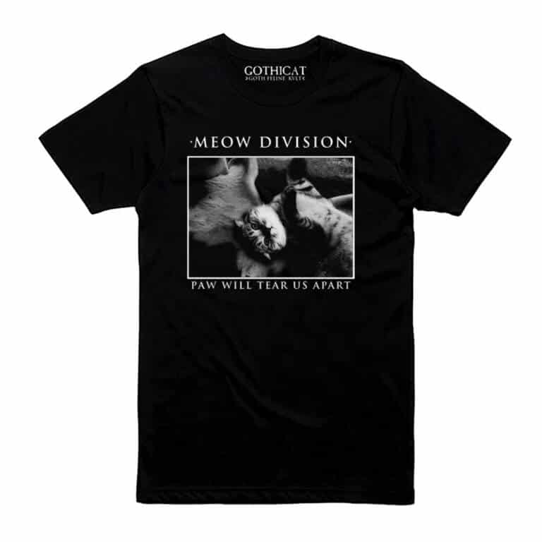 Gothicat T-Shirt Meow Division - Paw will tear us apart