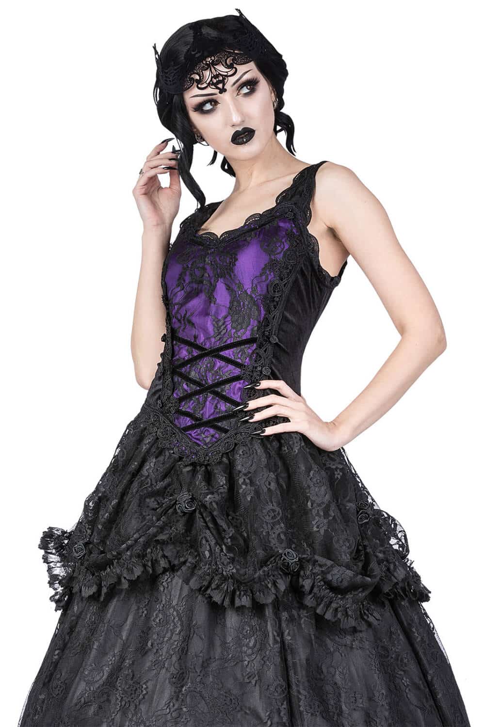 Sinister Kleid Purple Diamond – Bild 2