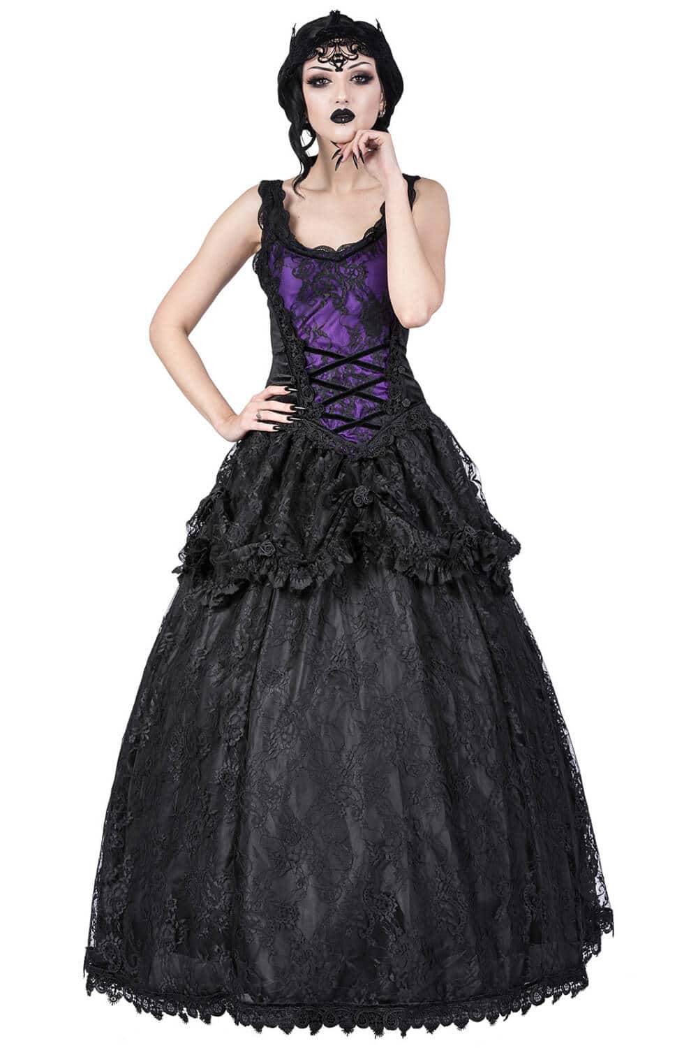 Sinister Kleid Purple Diamond – Bild 3