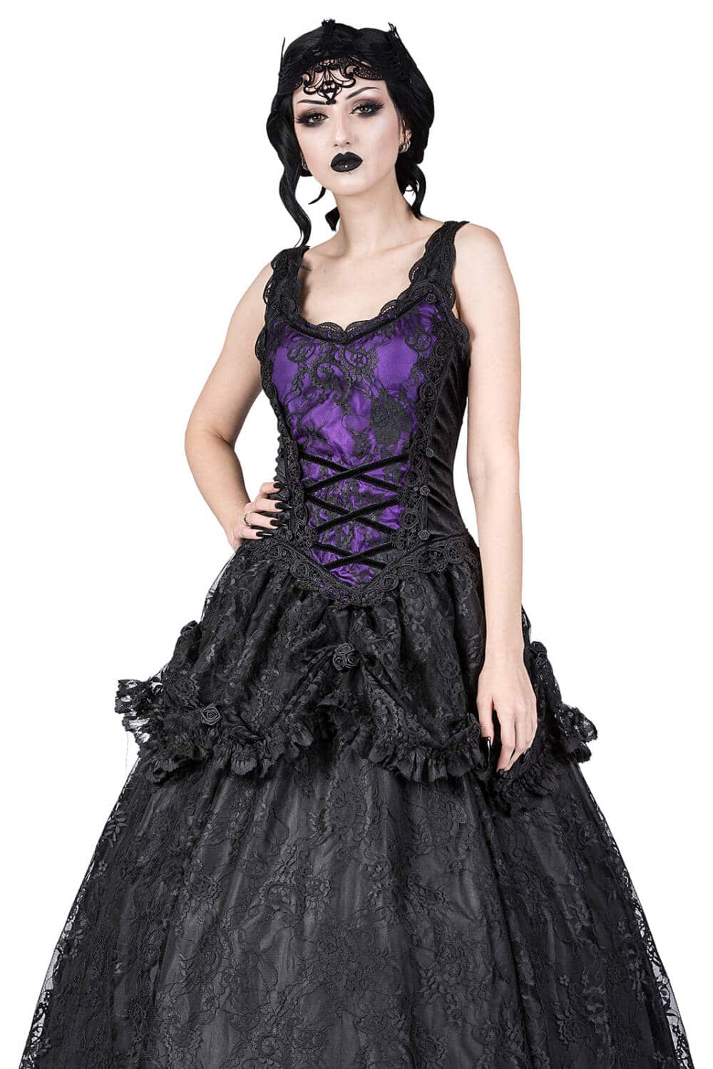Sinister Kleid Purple Diamond – Bild 4