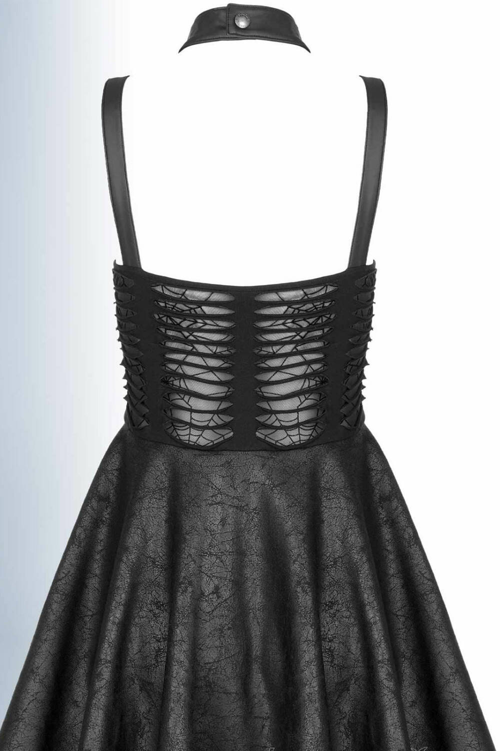 Punk Rave Kleid Black Widow – Bild 4