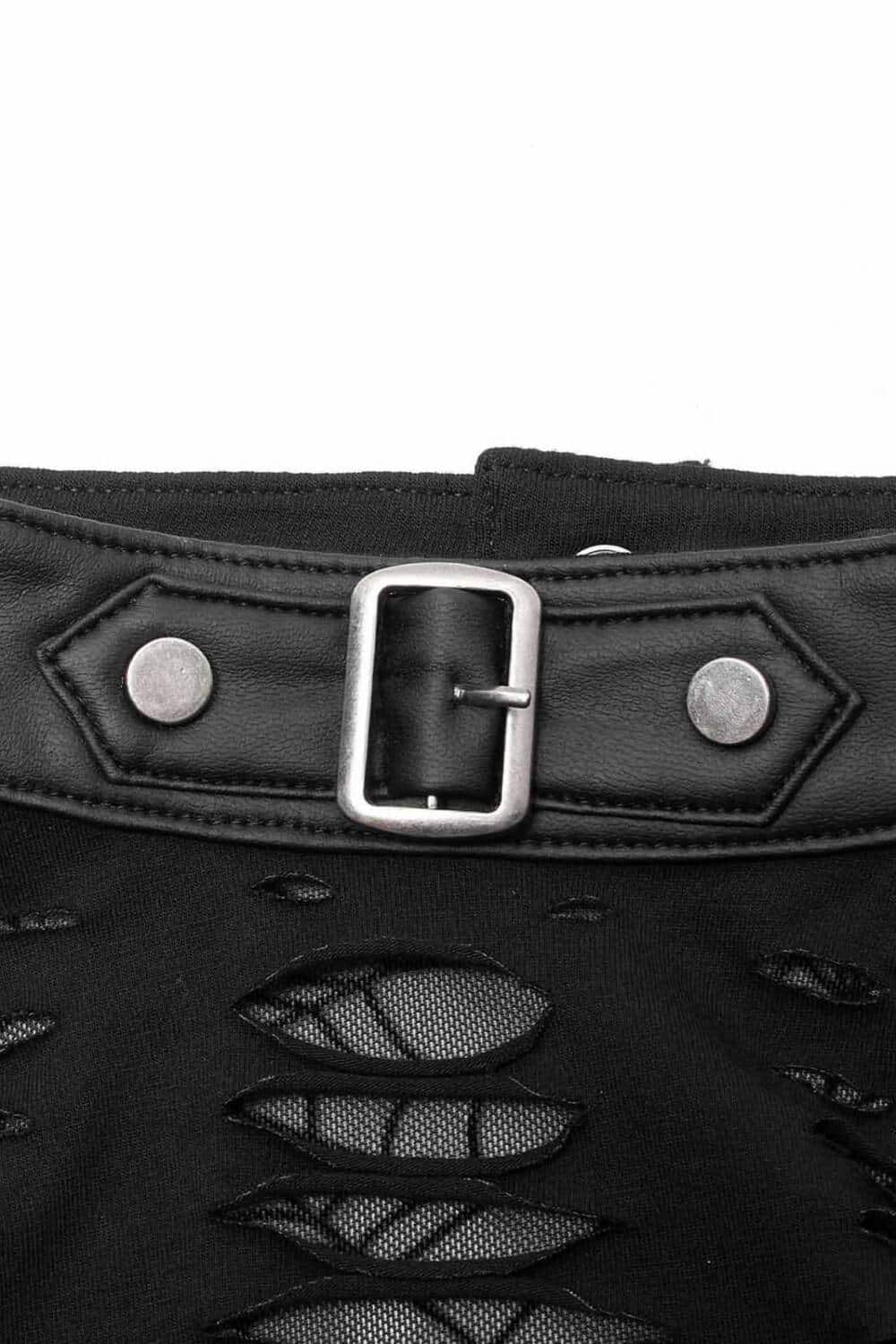 Punk Rave Kleid Black Widow – Bild 9