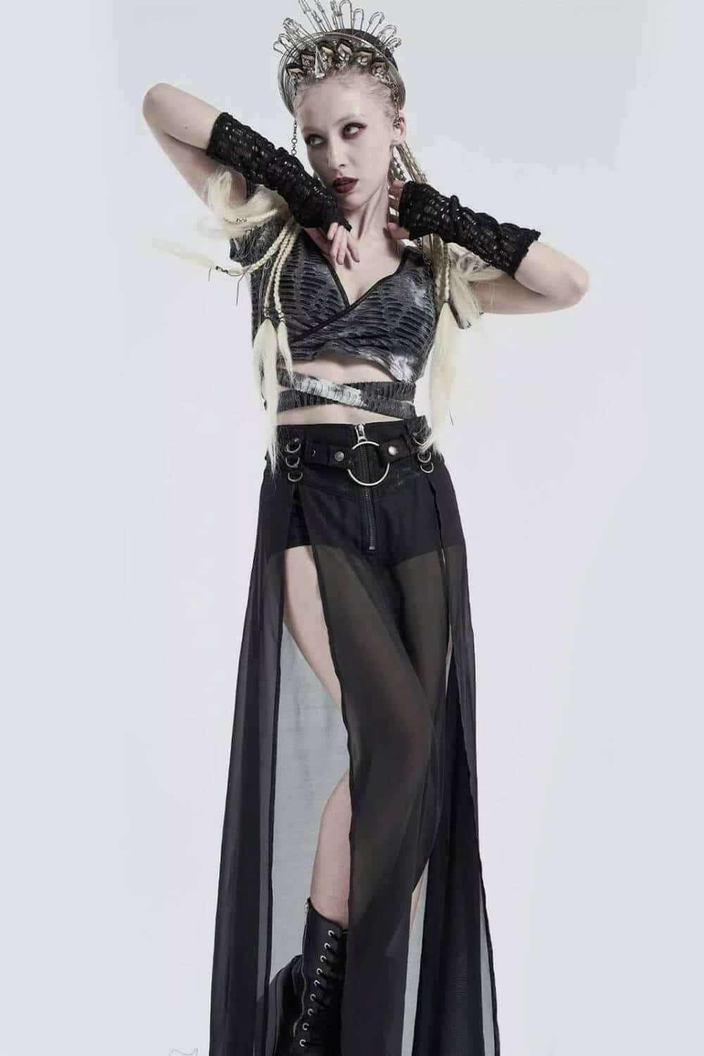Punk Rave Shorts Shadow Caster – Bild 6