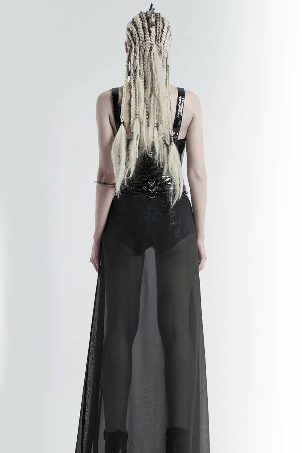 Punk Rave Lack-Shorts Shadow Caster – Bild 5