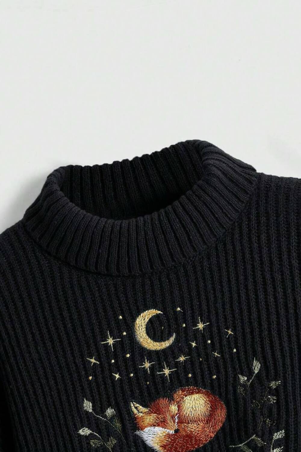 Romwe Pullover Night Fox – Bild 4