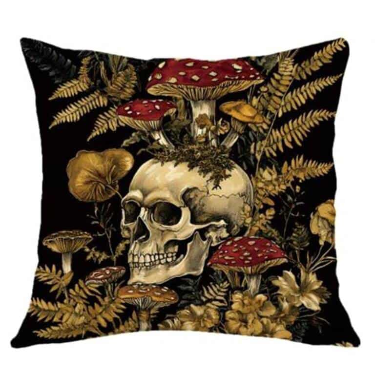 Mad Moonshine cushion cover Mushroom Skull