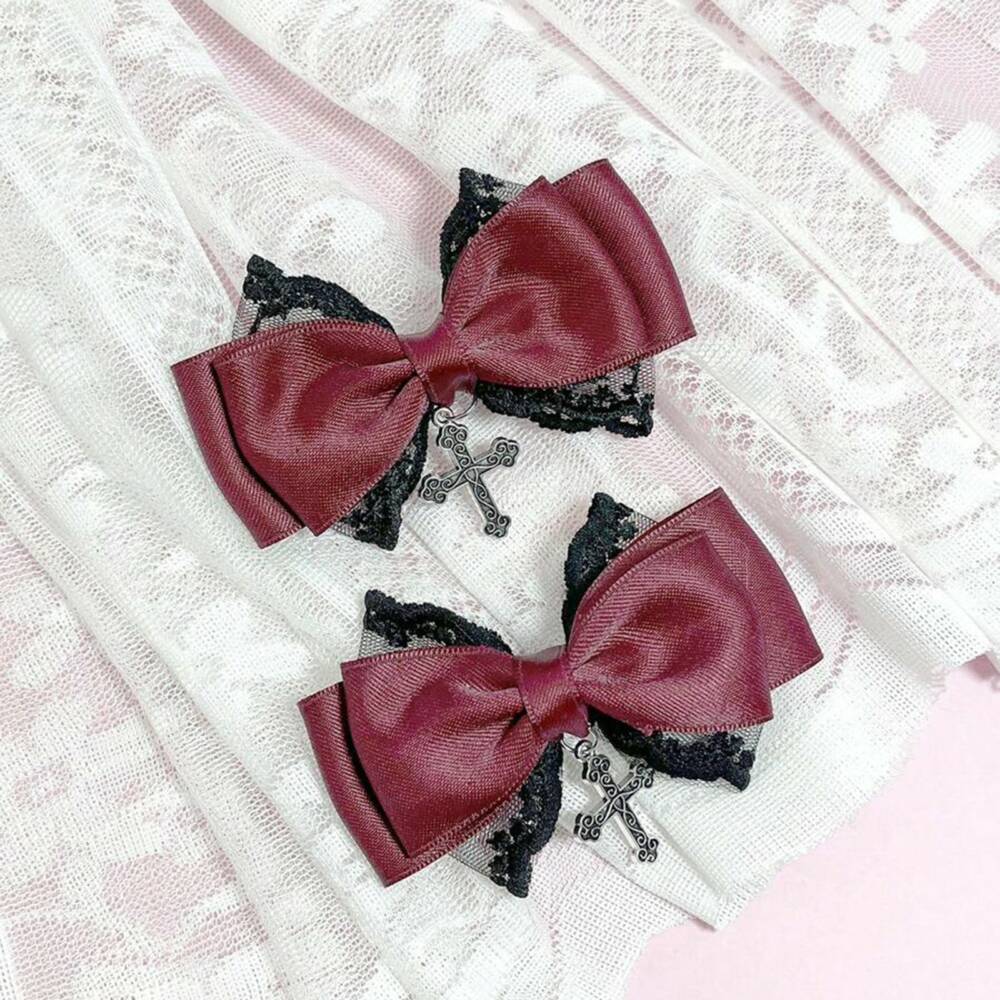 Mad Moonshine Haarspangen Red Bow