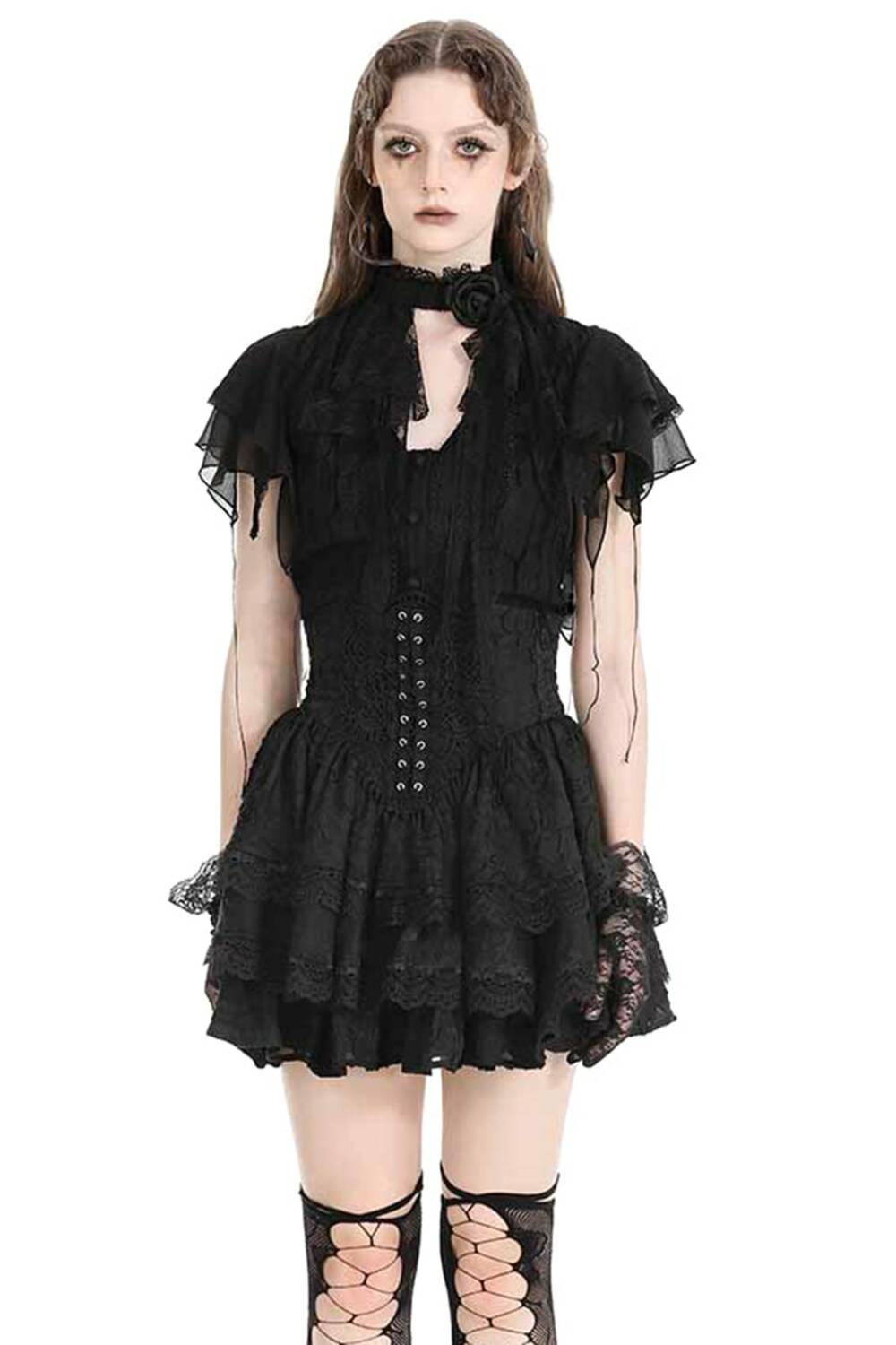 Dark in Love Bluse Elfin Realm