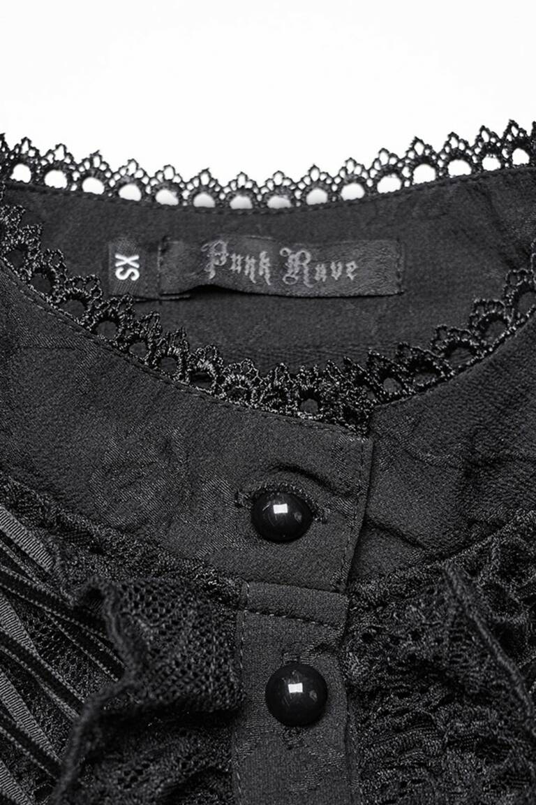 Punk Rave Bluse Romantic Realm – Bild 5
