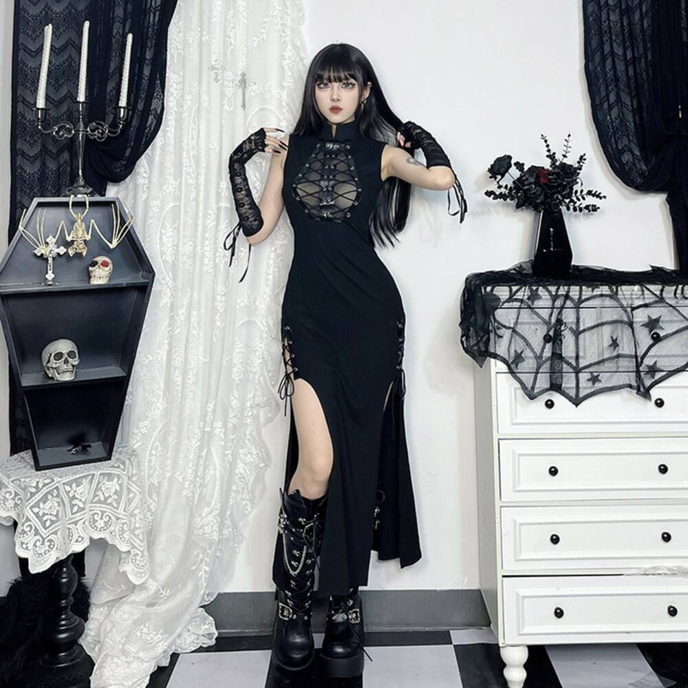 Moon Attic Kleid Ravens Embrace – Bild 2
