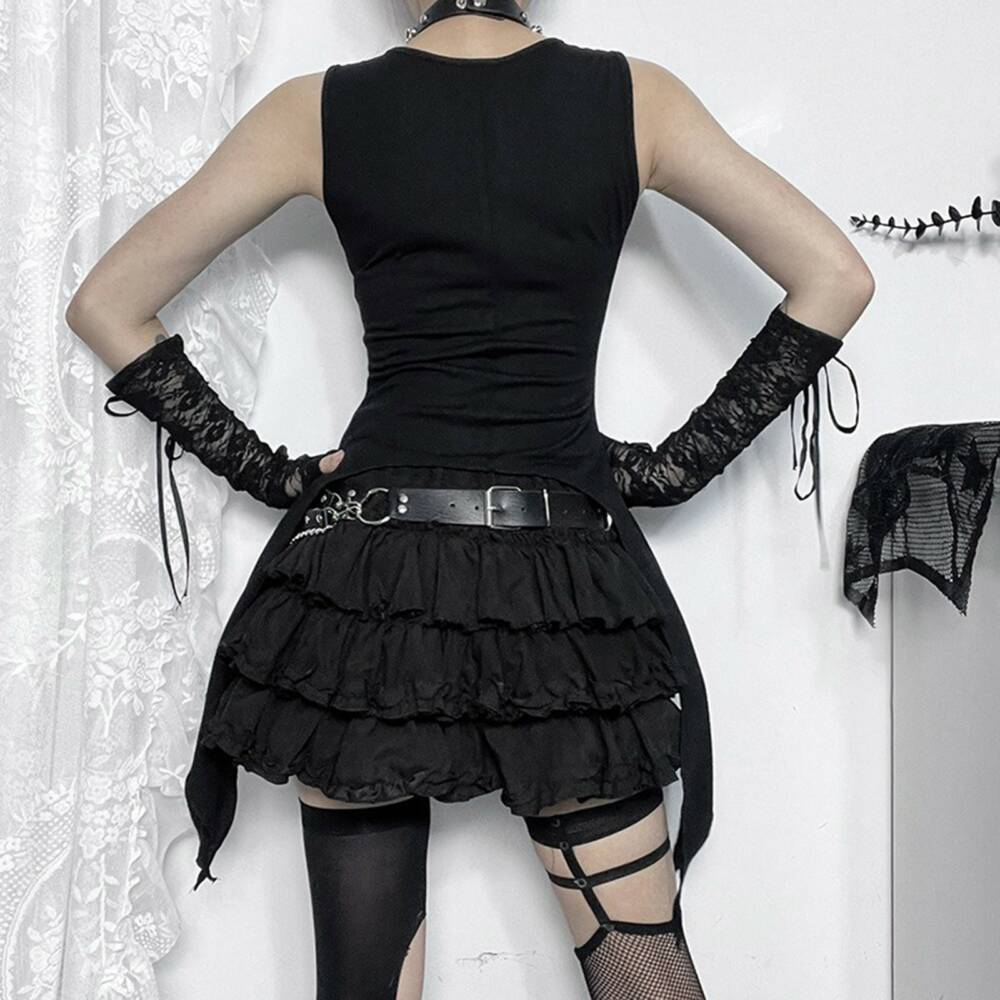 Moonattic Top Glitch Goth – Bild 2