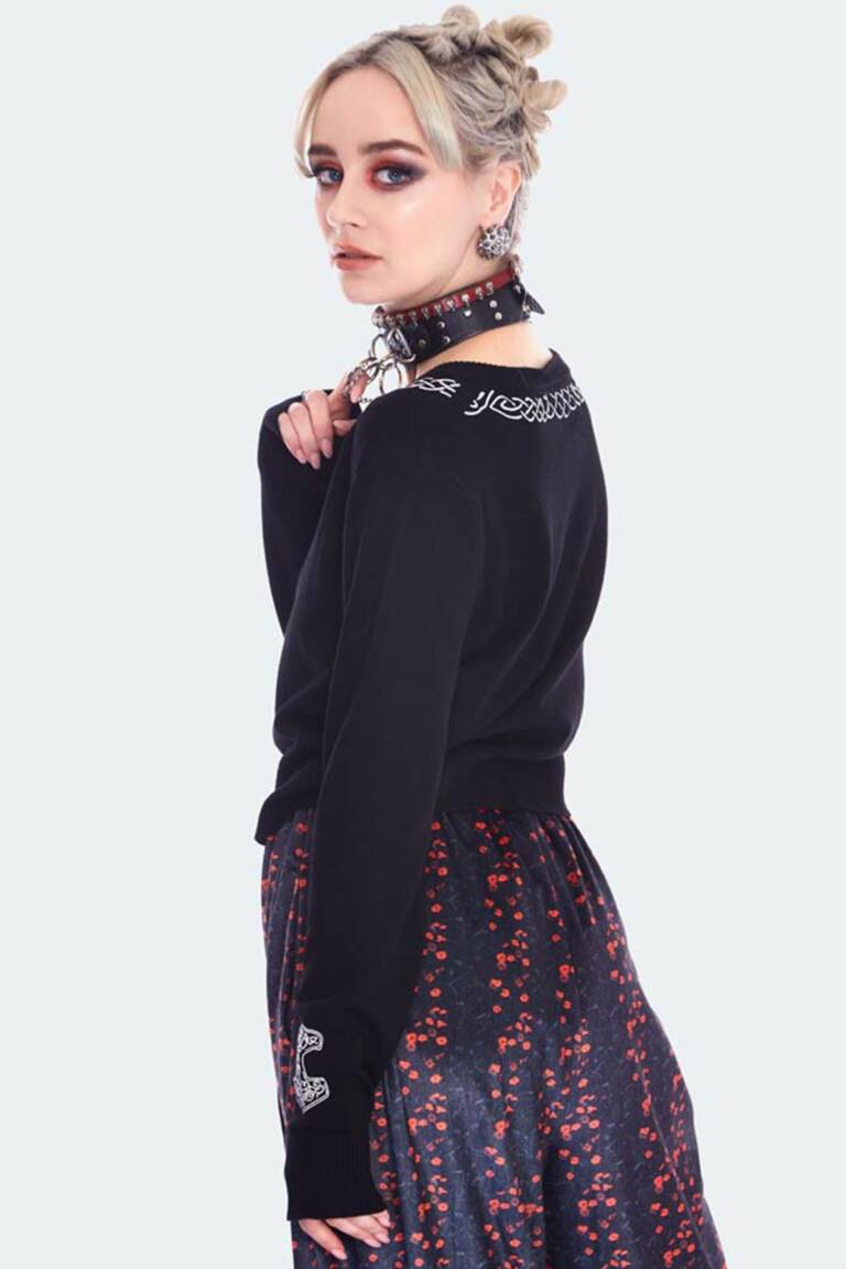 Jawbreaker Strickjacke Mjolnir – Bild 3