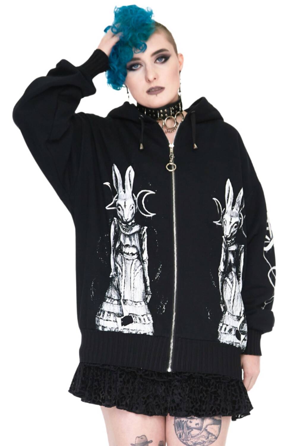 Jawbreaker Zip-Hoody The Shining Rabbit