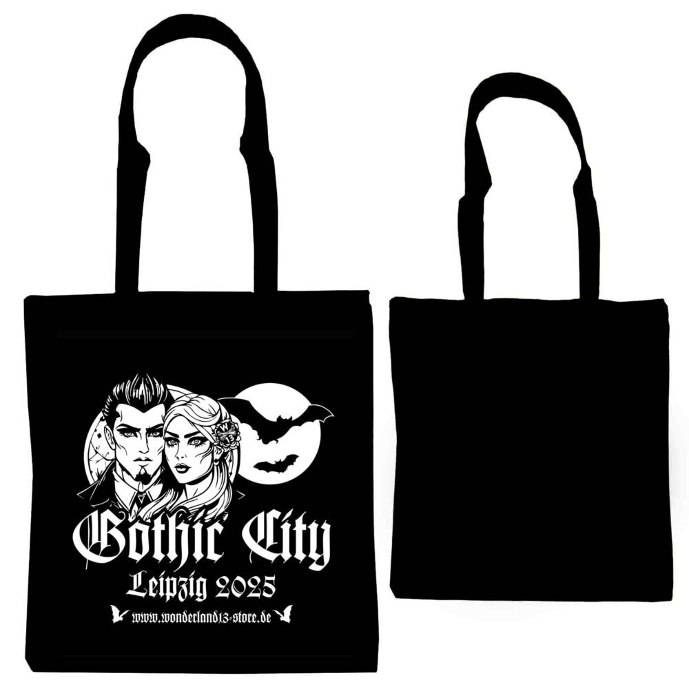 Wonderland 13 Stofftasche Gothic City Leipzig 2025 – Bild 2