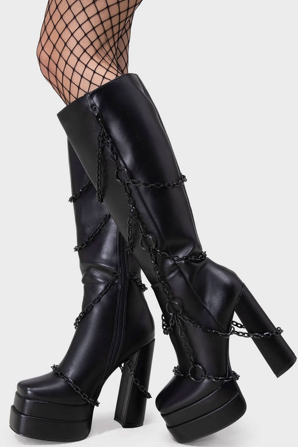 Killstar Stiefel Gloomed and Doomed Knee High – Bild 2