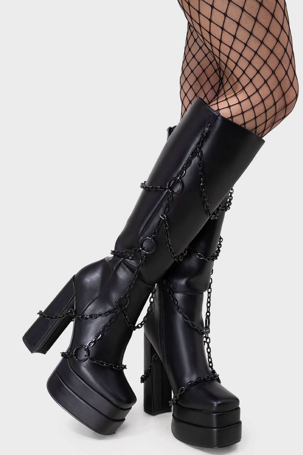 Killstar Stiefel Gloomed and Doomed Knee High – Bild 3