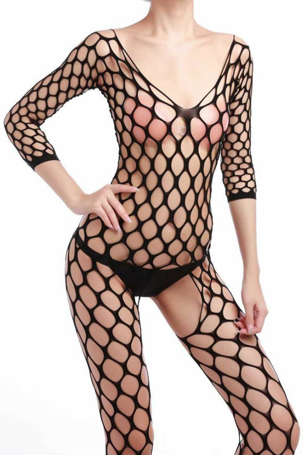Erogance Catsuit Big Fishnet