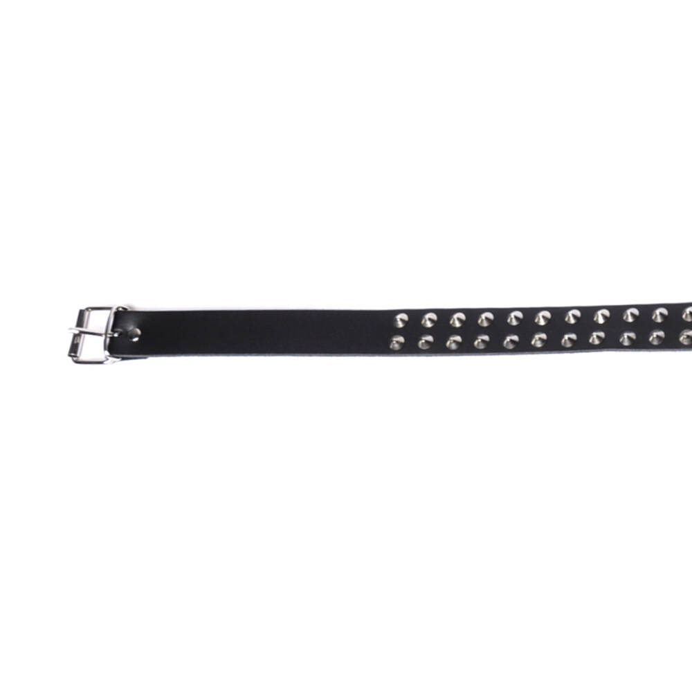 Mad Moonshine Ledergürtel Double Spike Rivets – Bild 2