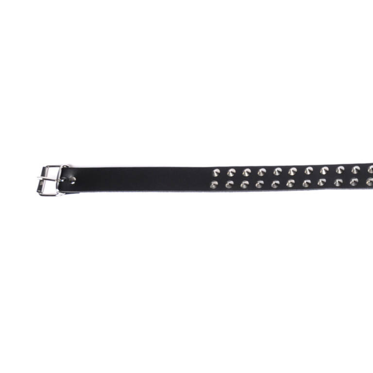 Mad Moonshine Ledergürtel Double Spike Rivets – Bild 2