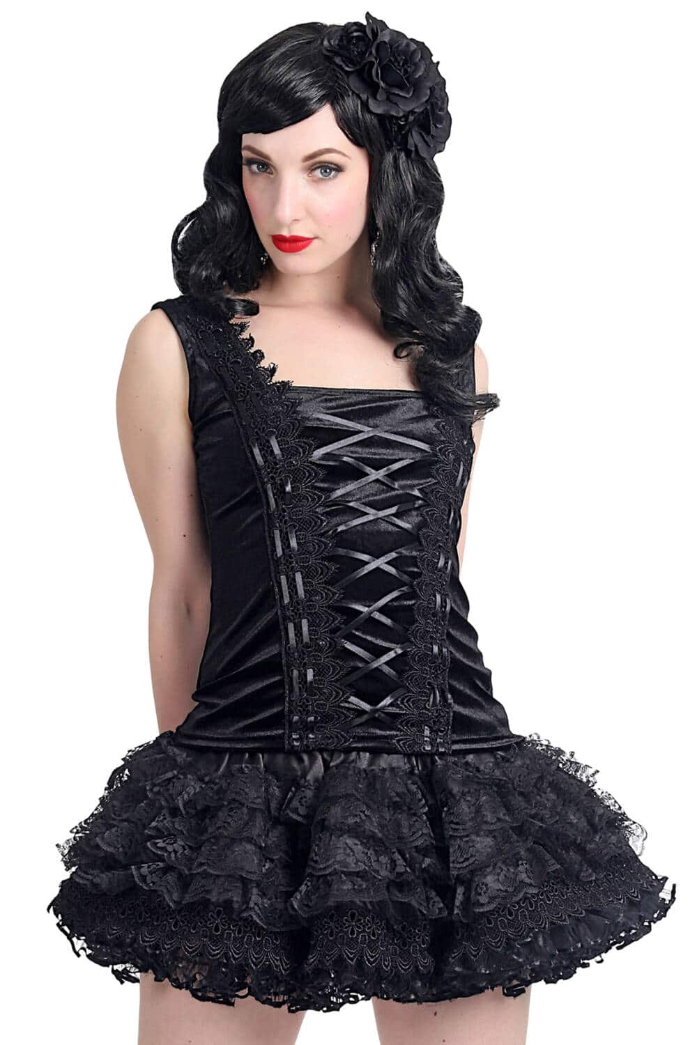 Sinister Minirock Gothic Doll – Bild 2
