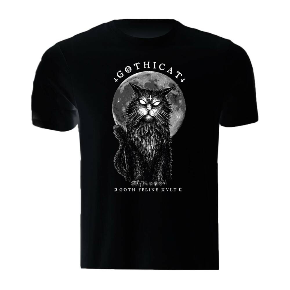 Gothicat T-Shirt Gothicat - Goth Feline Kvlt