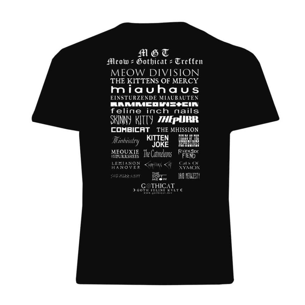 Gothicat T-Shirt MGT - Meow Gothicat Treffen – Bild 2