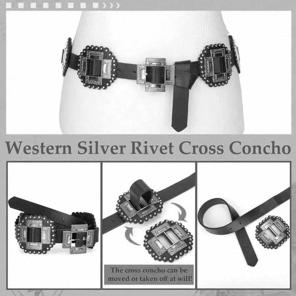 Mad Moonshine Gürtel Cross Buckle – Bild 2