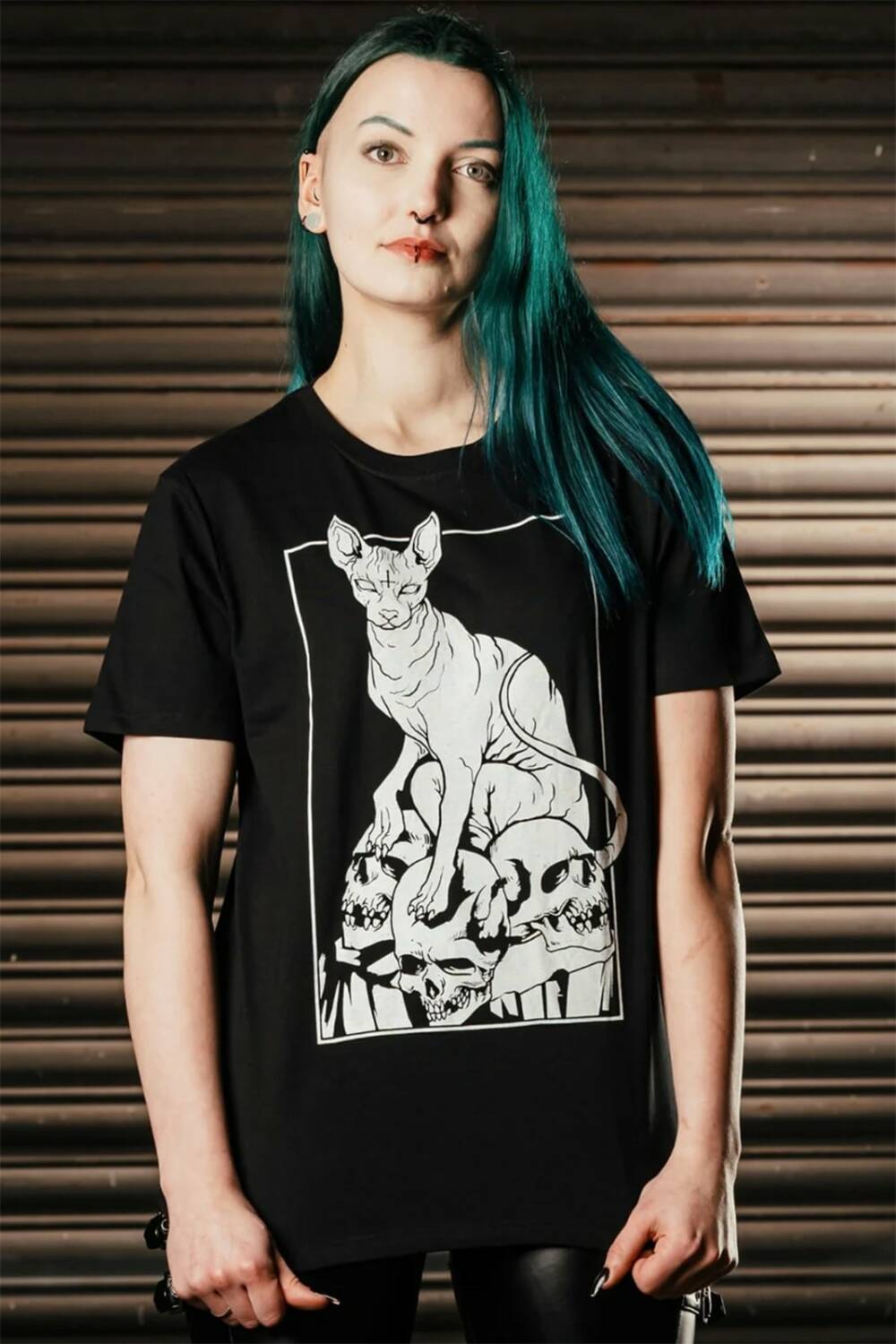 Easure T-Shirt Skull Sphynx II – Bild 2