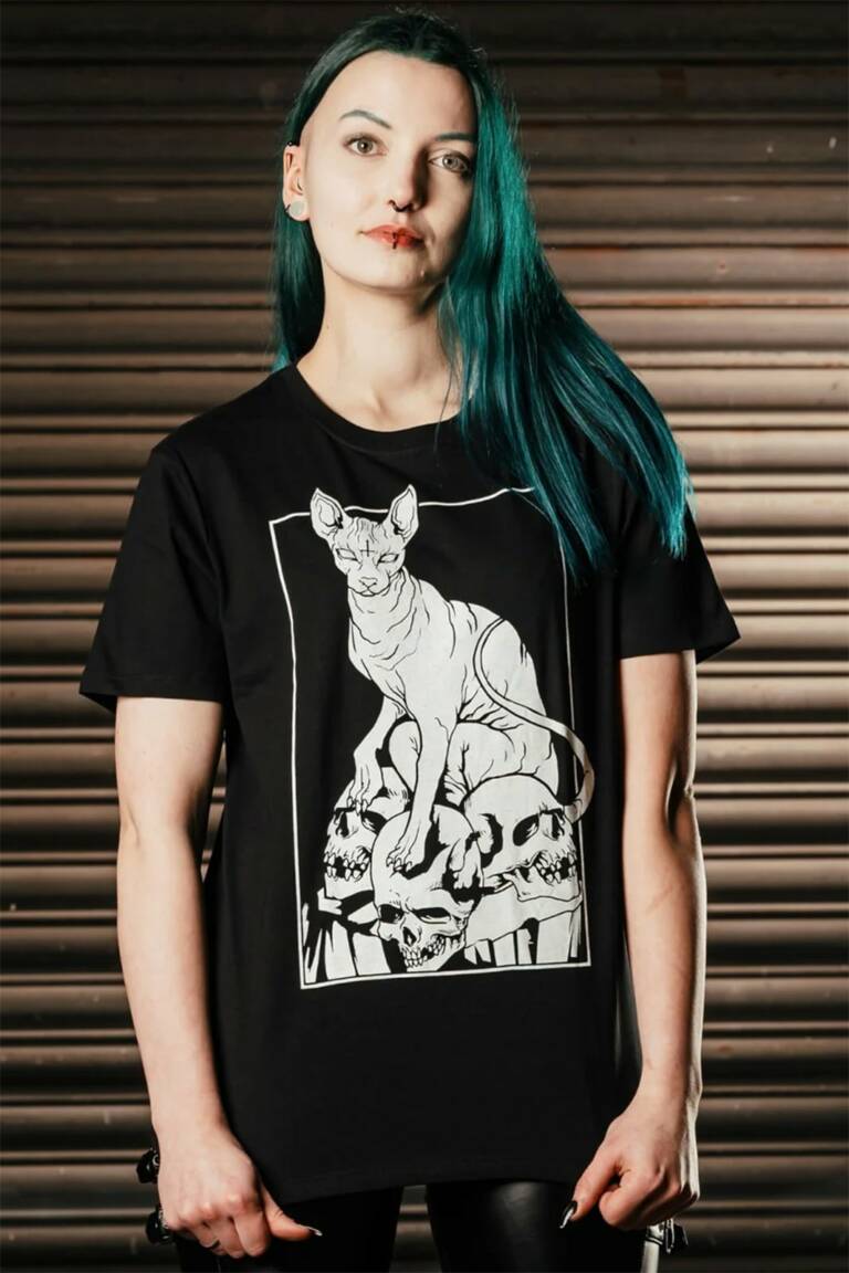 Easure T-Shirt Skull Sphynx II – Bild 2