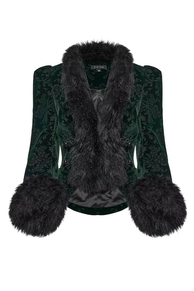 Punk Rave Jacke Gothic Poison Ivy – Bild 2