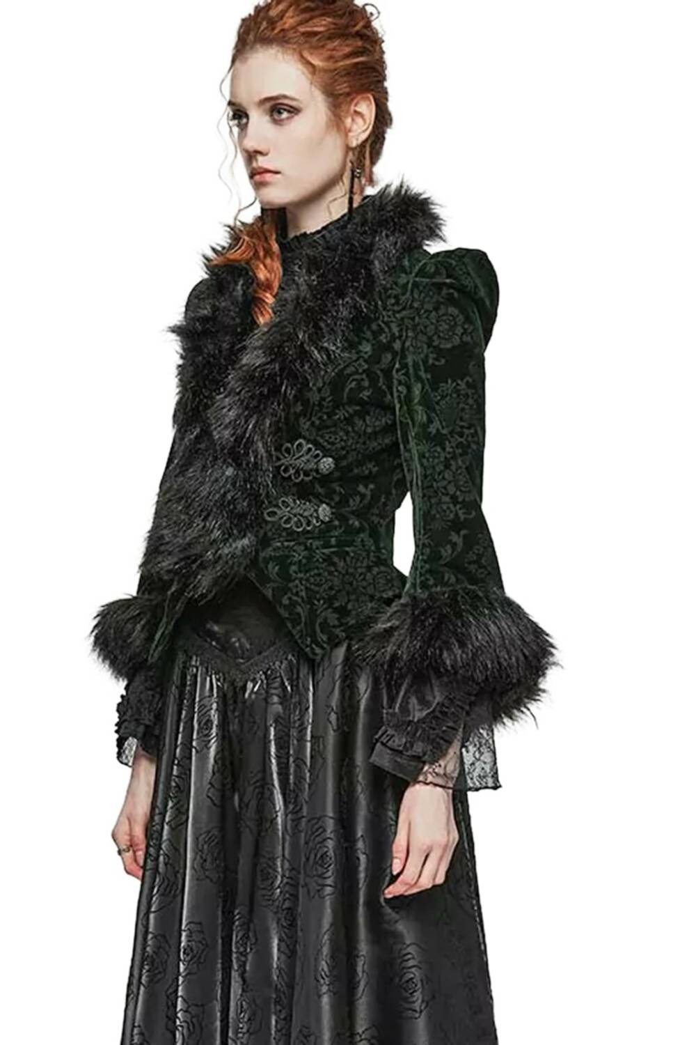 Punk Rave Jacke Gothic Poison Ivy – Bild 5