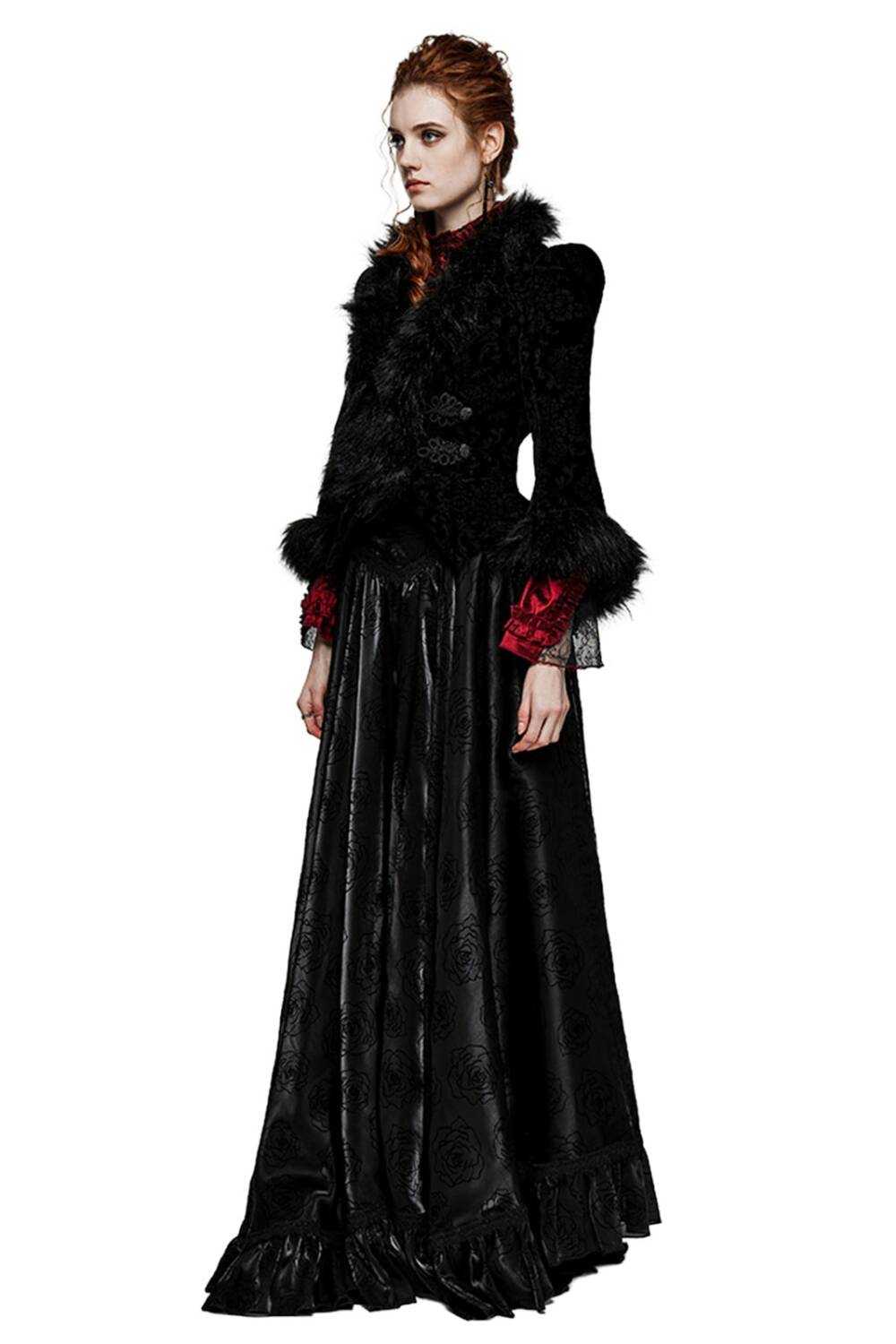 Punk Rave Jacke Gothic Gothic Palace Black – Bild 4