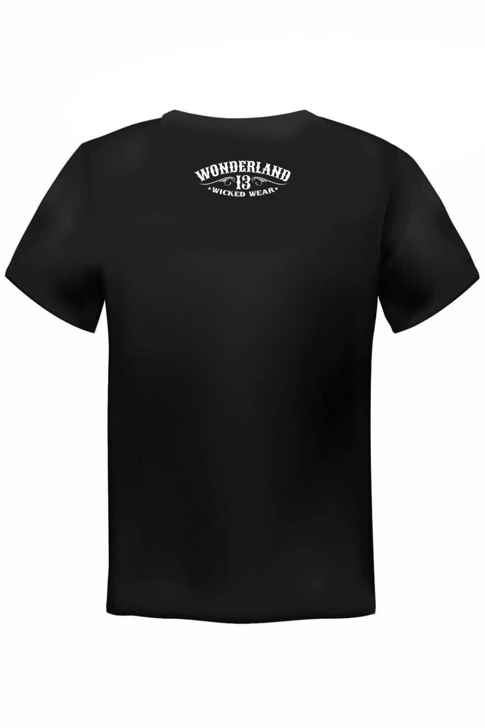 Wonderland 13 T-Shirt Black is my Happy Colour – Bild 2