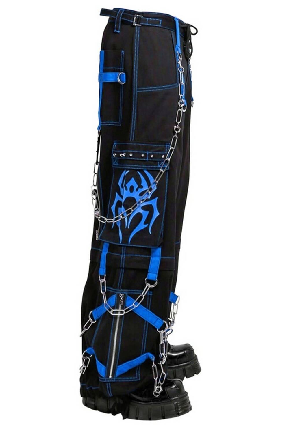 Black Soul Hose Gothic Spider – Bild 2