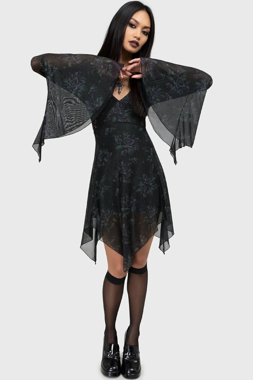 Killstar Kleid Nocturnal Grove – Bild 2