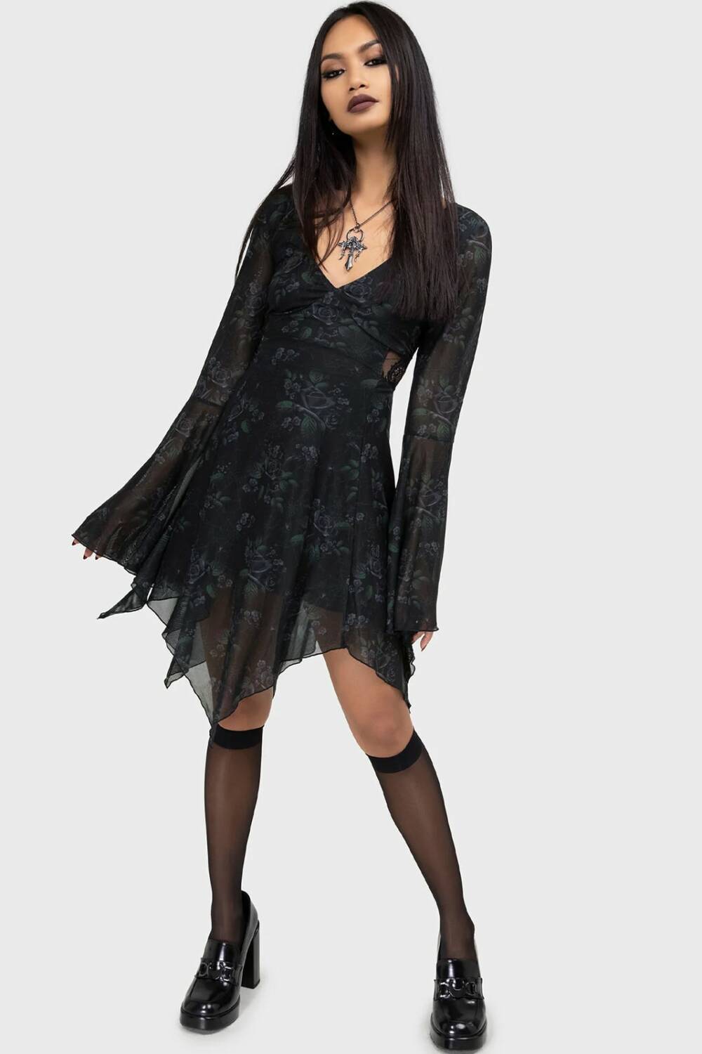 Killstar Kleid Nocturnal Grove – Bild 5