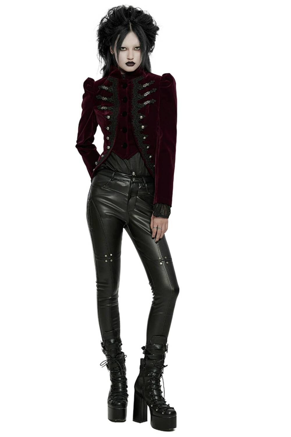 Punk Rave Jacke Abigail – Bild 4