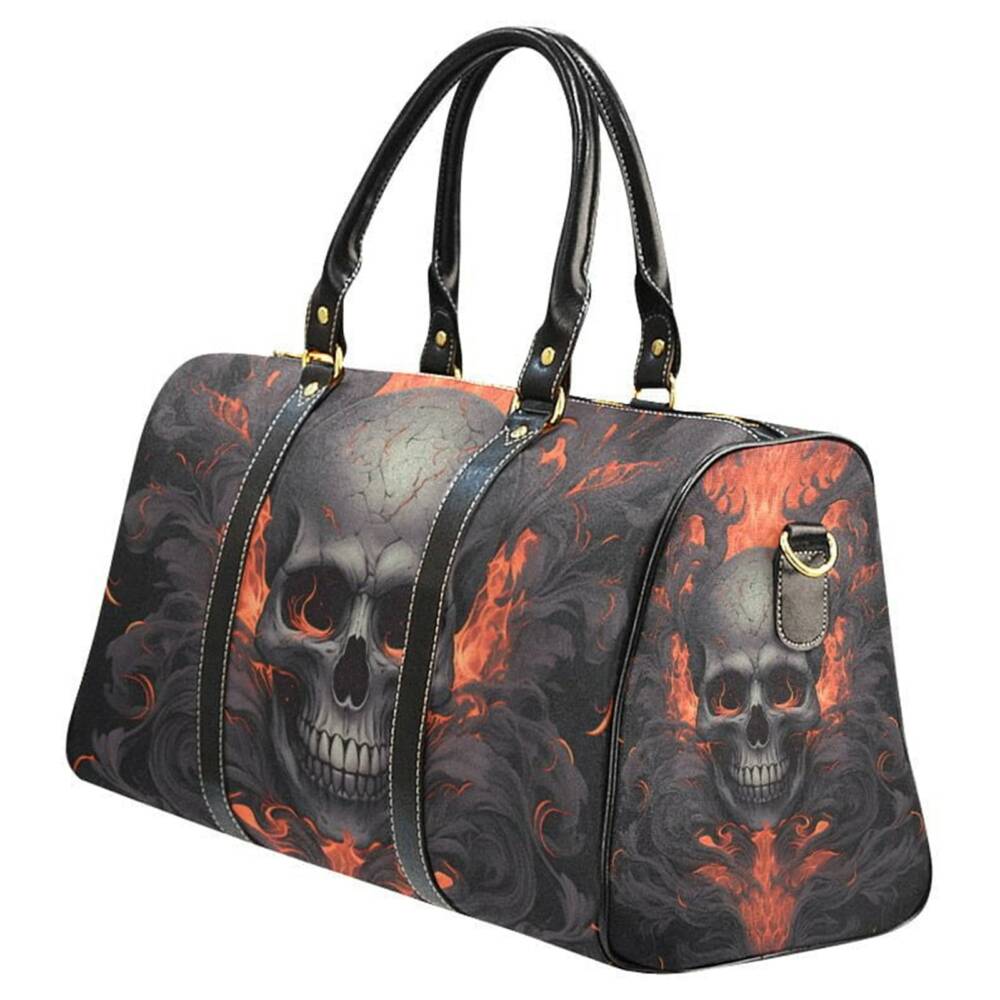 Barmetal Reisetasche Fire Skull