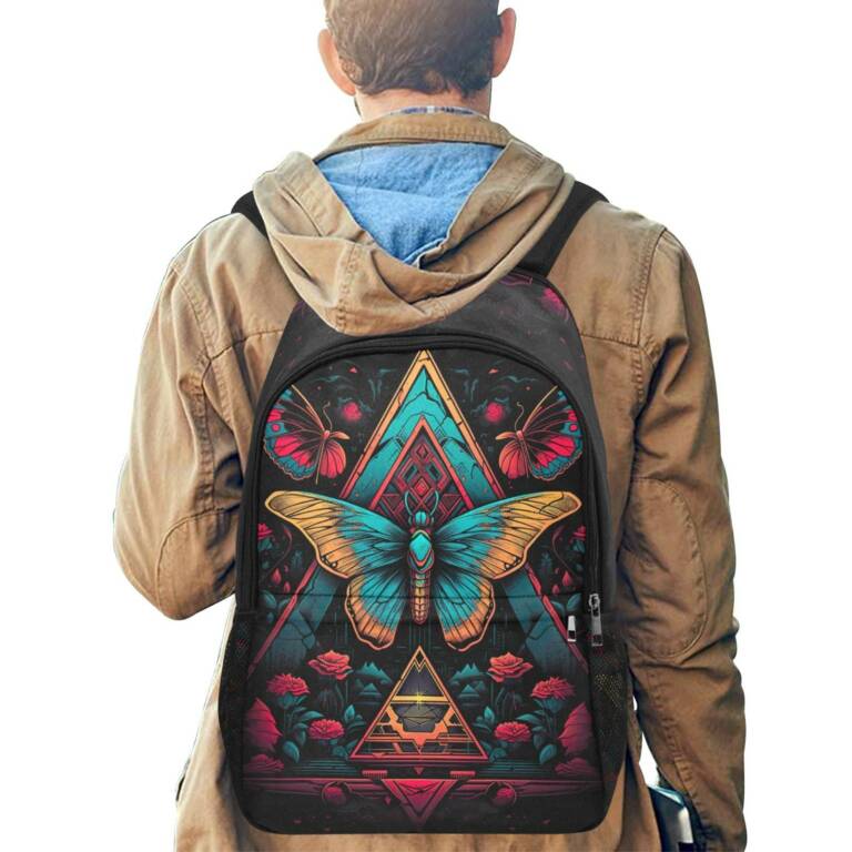 Barmetal Rucksack Butterfly Pyramid – Bild 4