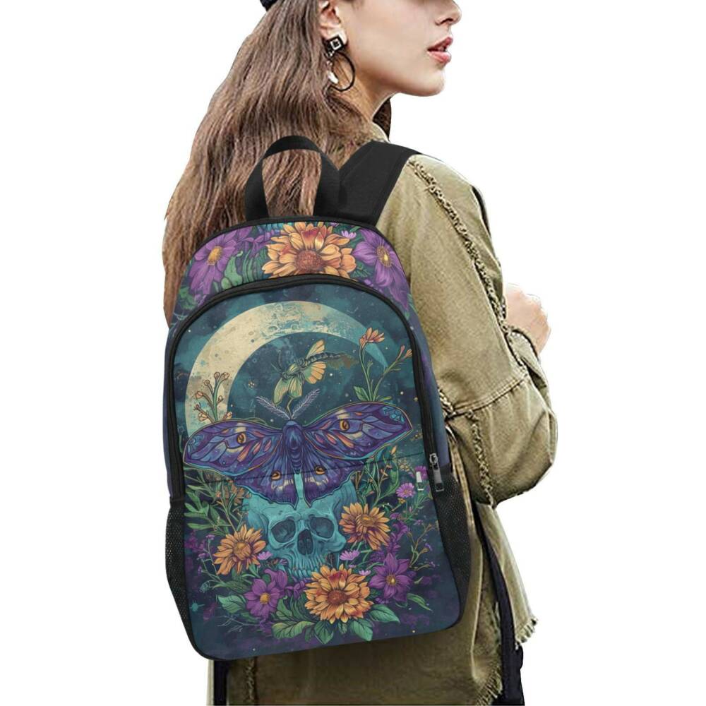 Barmetal Rucksack Butterfly Skull – Bild 3