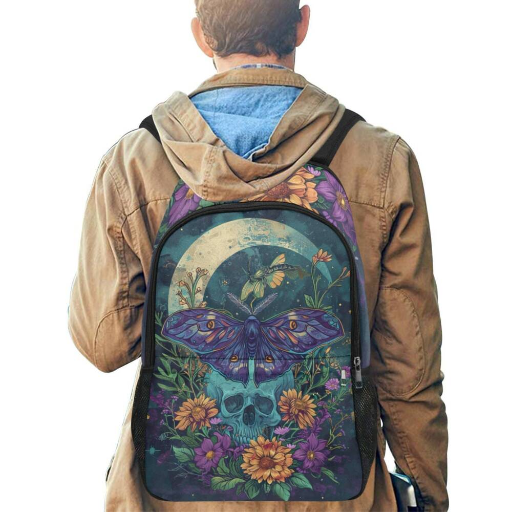 Barmetal Rucksack Butterfly Skull – Bild 4